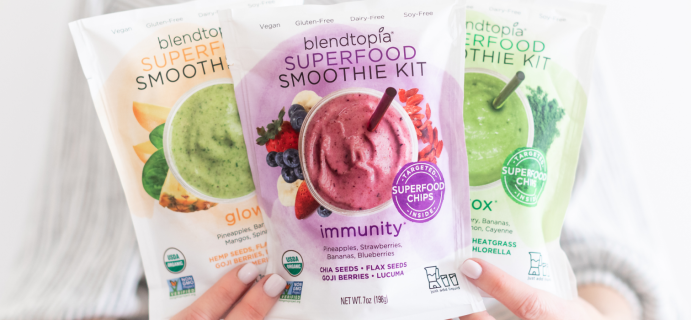 Blendtopia Cyber Monday Smoothie Deal: 30% Off First Two Superfood Smoothies Boxes!