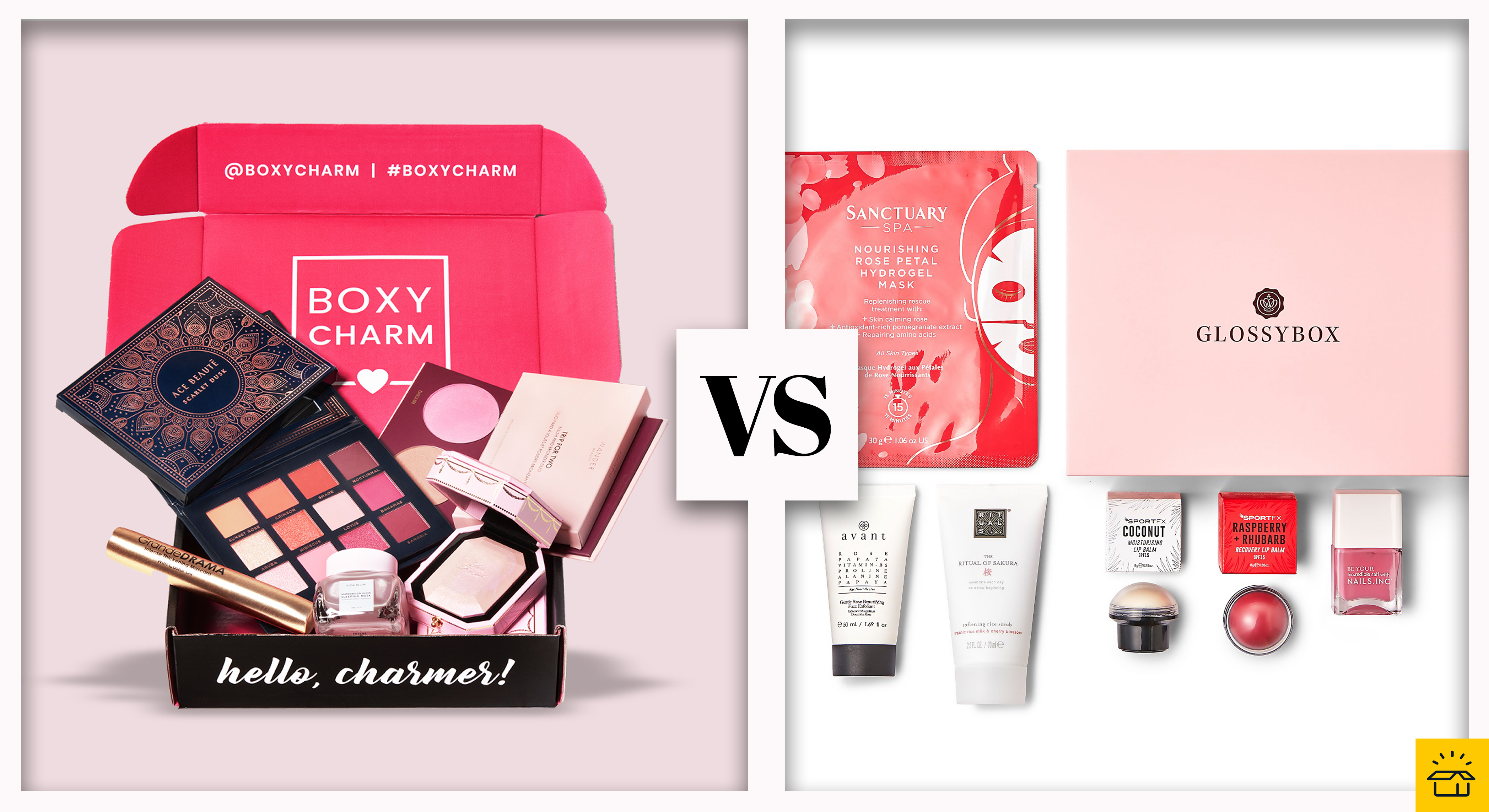 Glossybox vs boxycharm 2025 2016