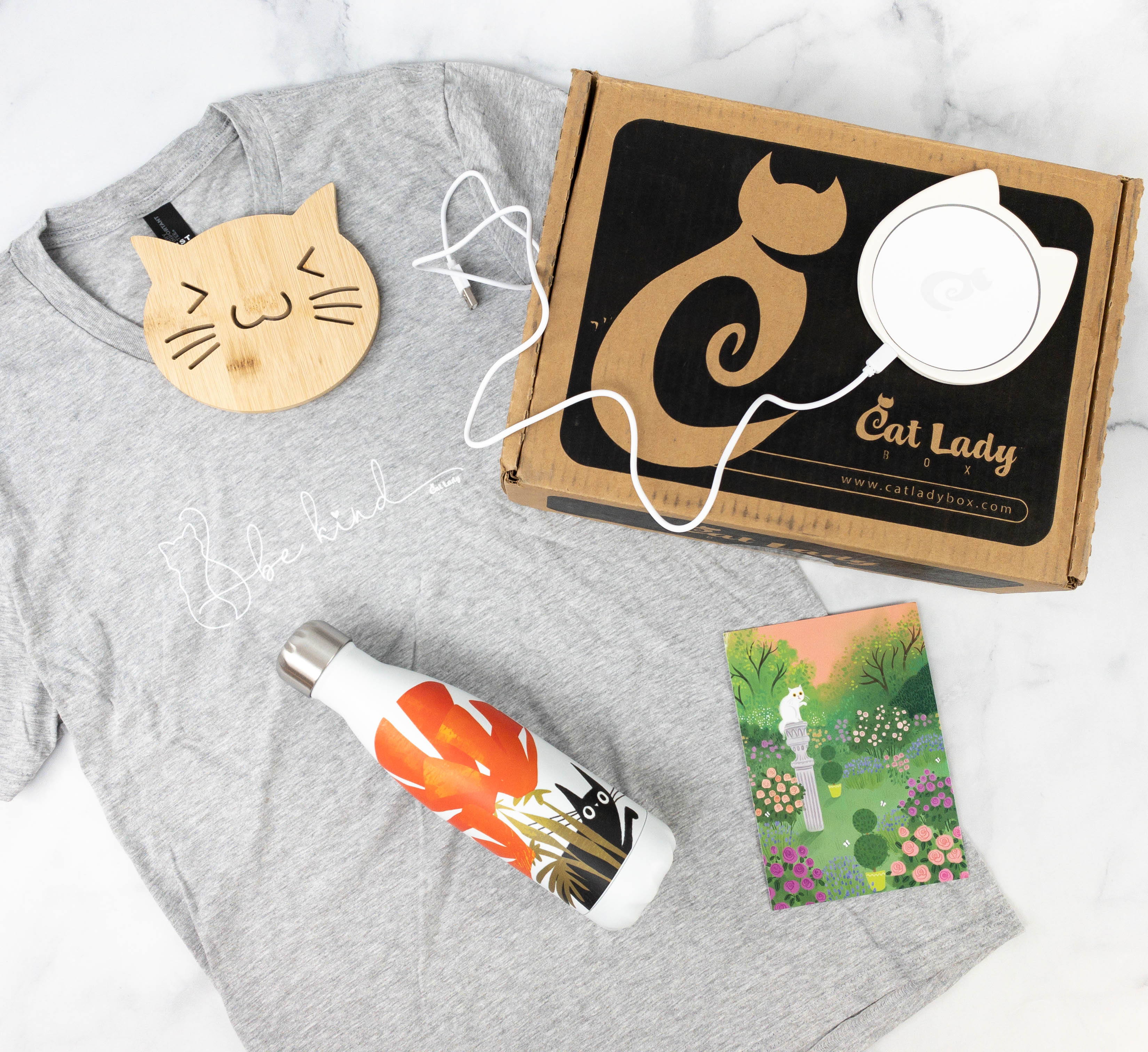 Cat Lady Box March 21 Subscription Box Review Spring Time Hello Subscription