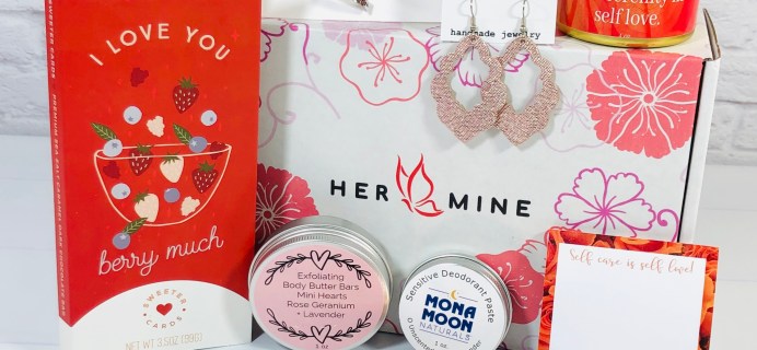 HER-MINE Box February 2021 Subscription Box Review + Coupon