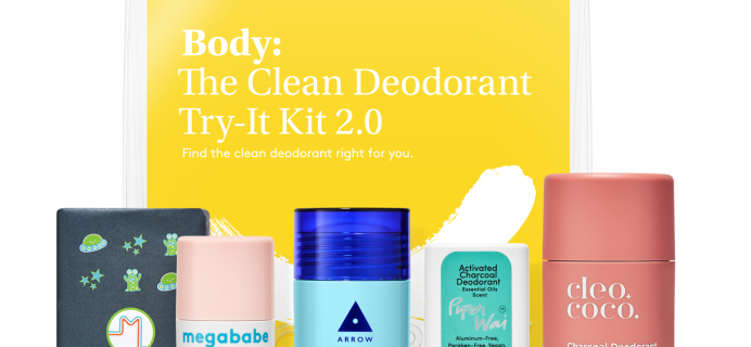 The Clean Deodorant Try-It Kit 2.0 – New Birchbox Kit Available Now + Coupons!