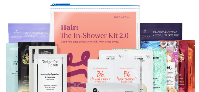 The In-Shower Hair Kit 2.0 – New Birchbox Kit Available Now + Coupons!