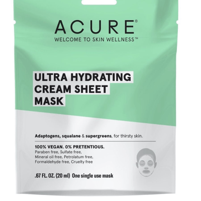 PSA: Whole Foods Beauty Bag – Acure Withdraws Ultra Hydrating Cream Sheet Mask Off Market!