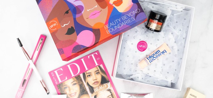 lookfantastic Beauty Box March 2021 Subscription Box Review + Coupon!