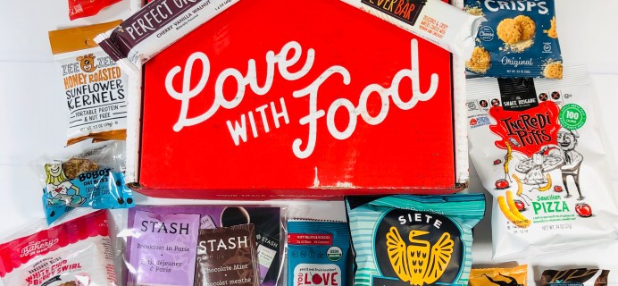 Love With Food February 2021 Deluxe Box Review + Coupon!