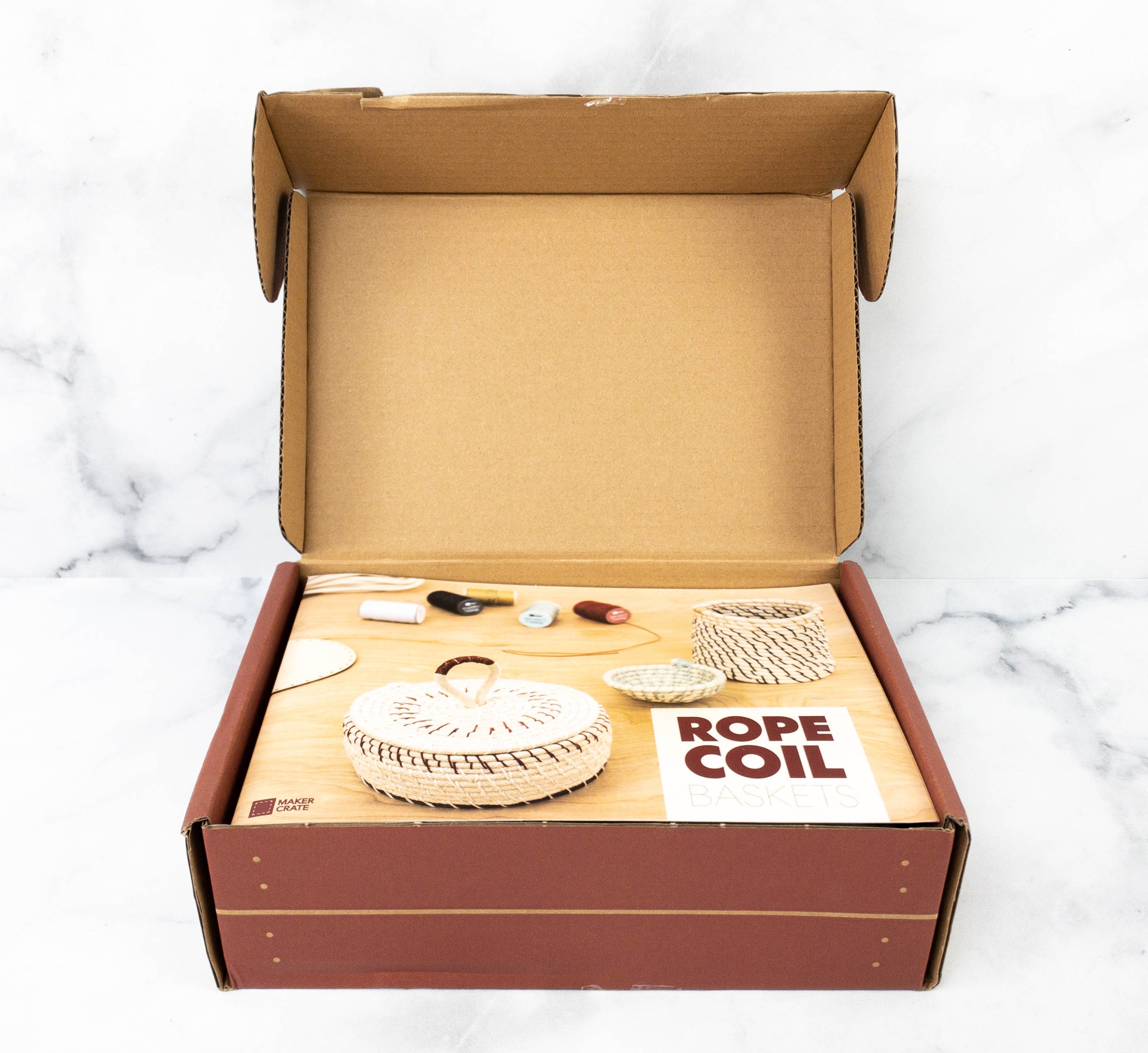 Maker Crate Review + Coupon ROPE COIL BASKETS Hello Subscription