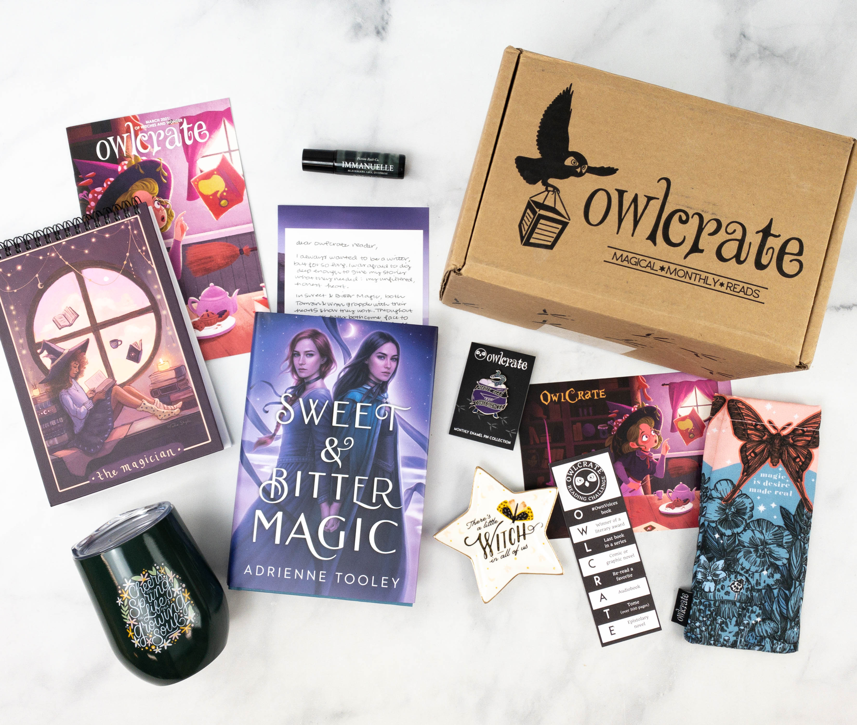 Owlcrate March 21 Review Coupon Of Witches And Wonder Hello Subscription