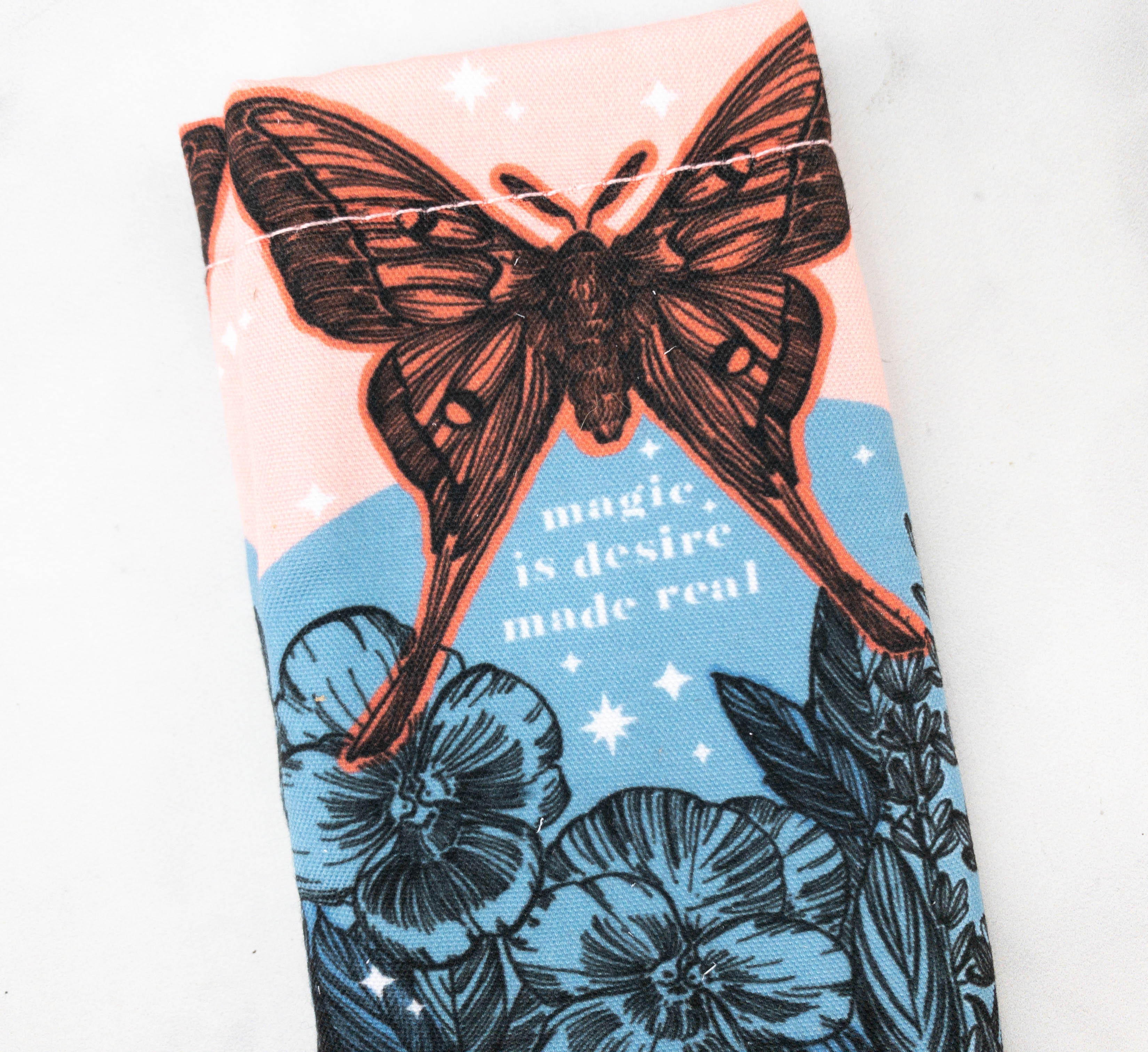 Owlcrate Exclusive Discovery of Witches Butterfly Magic Bookmark Holder  Pouch