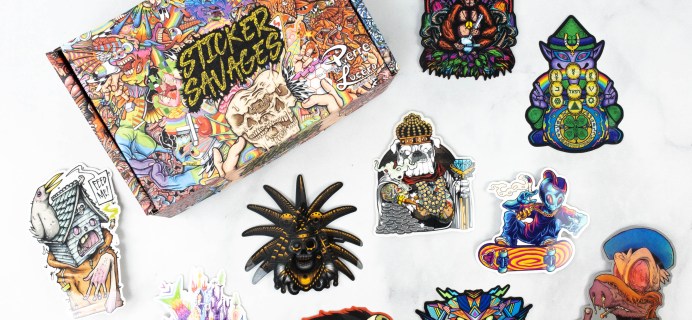 Sticker Savages March 2021 Subscription Box Review + Coupon