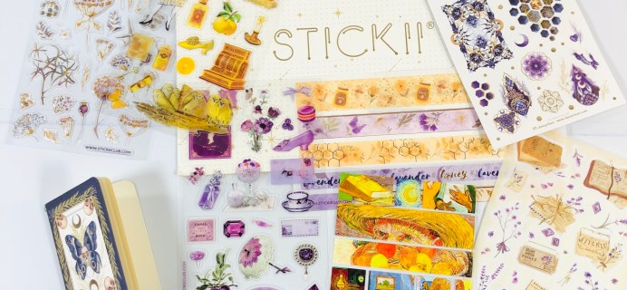 STICKII Club March 2021 Subscription Box Review – Vintage Pack!