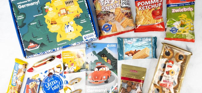 Universal Yums Subscription Box Review + Coupon – GERMANY