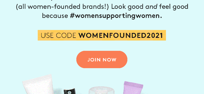 Birchbox Coupon: Start Your First Box With The Female Founders Box!
