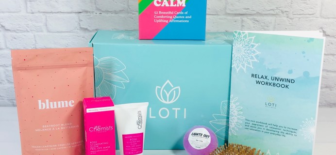 Loti Wellness Box Review + Coupon – RELAX & UNWIND Box!