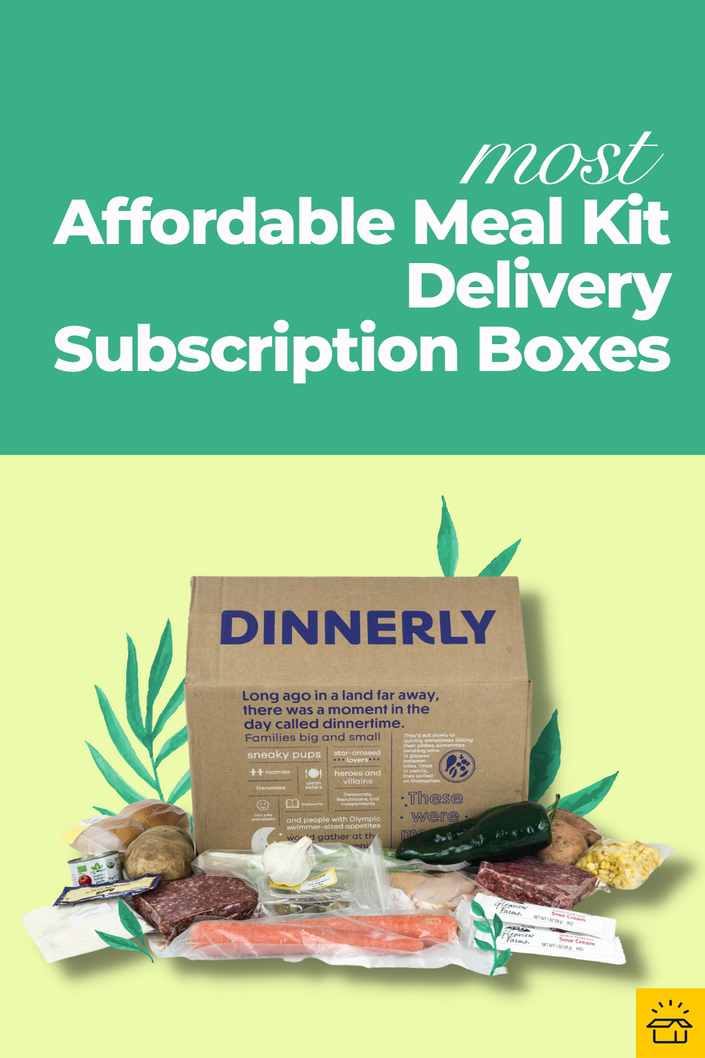 Cheapest meal deals kit delivery