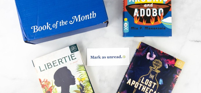 Book of the Month April 2021 Subscription Box Review + Coupon