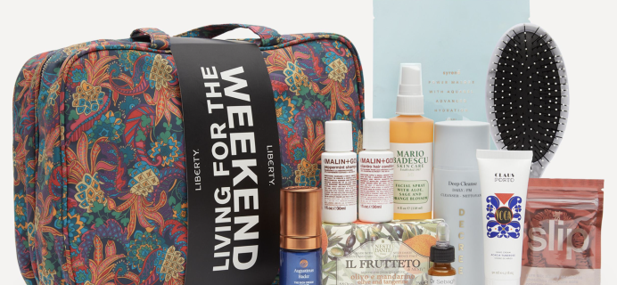 2021 Liberty London Living for the Weekend Beauty Kit Available Now + Full Spoilers!