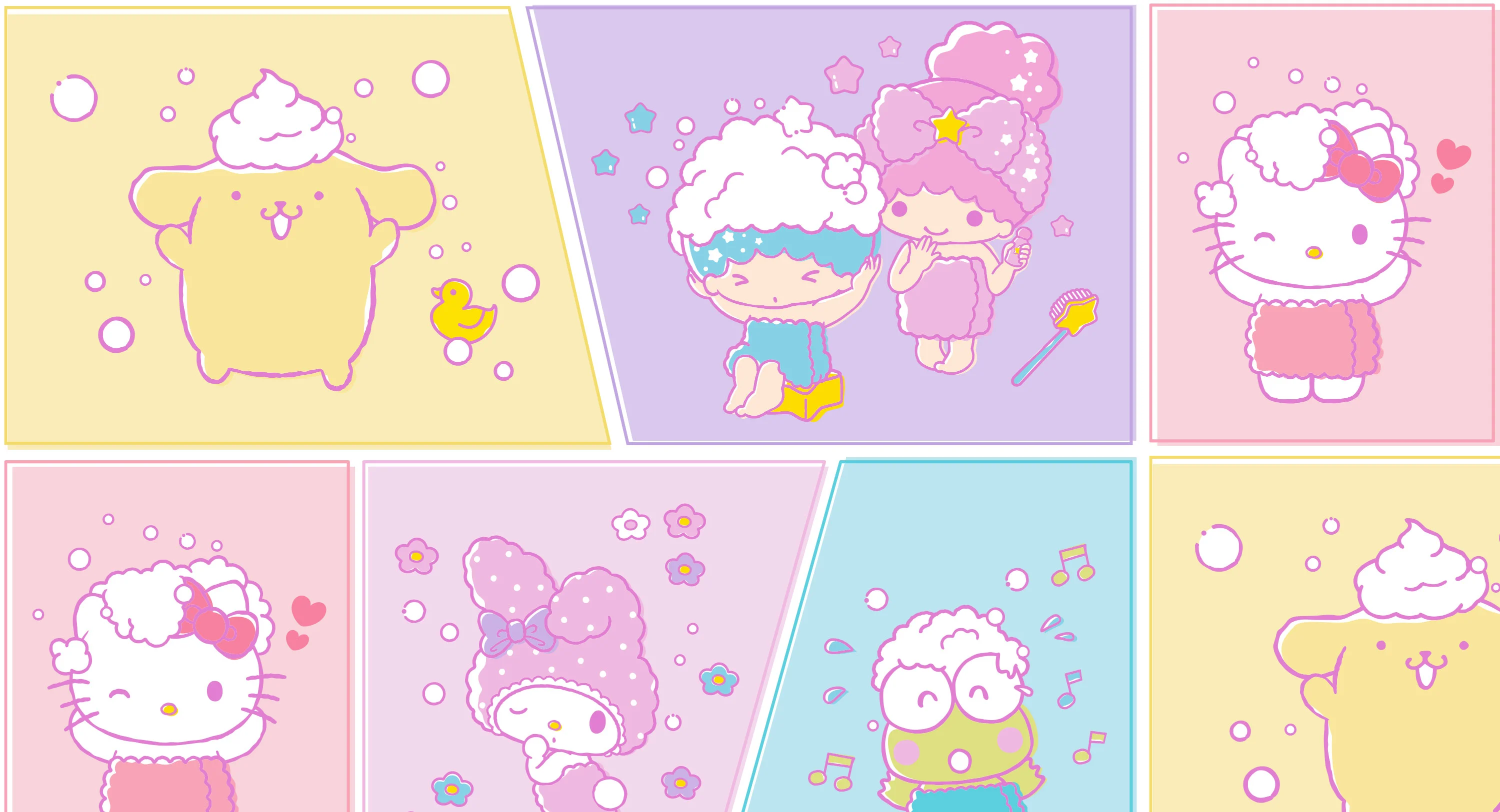 Hello Kitty And Her Friends Wallpapers  Wallpaper Cave
