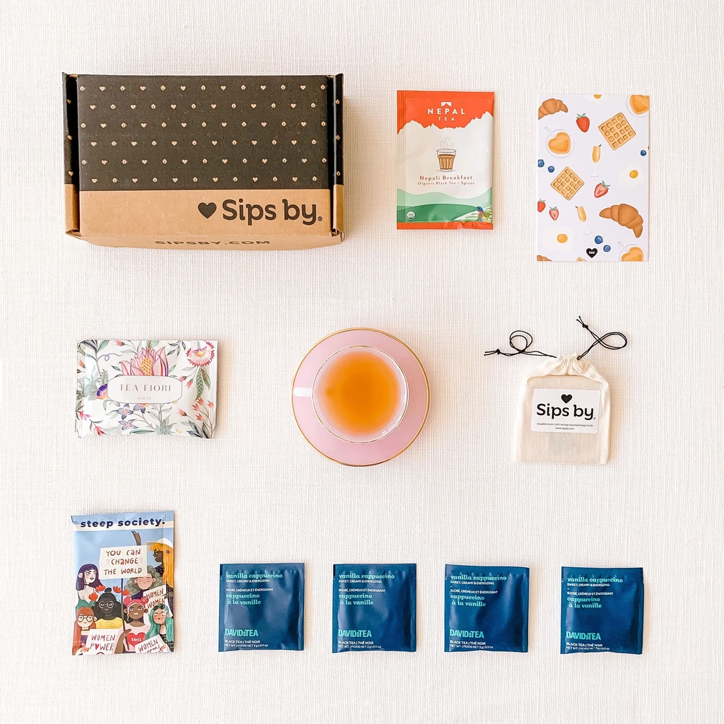 sips tea box