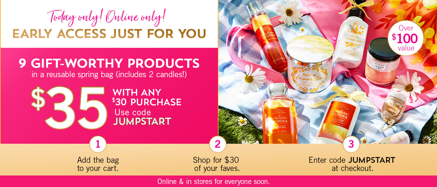 Bath & body works mother's store day tote