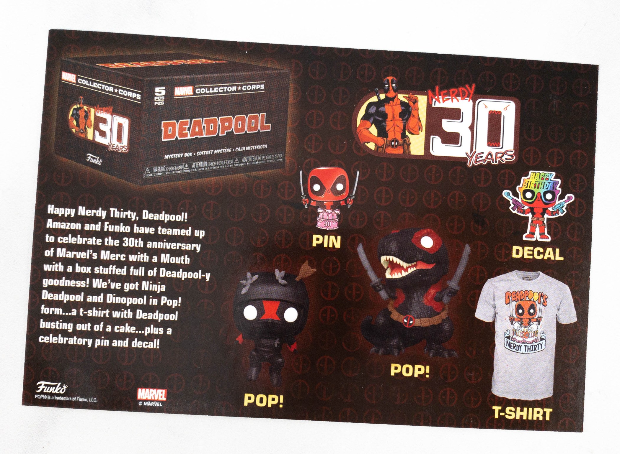 Marvel Collector Corps Review DEADPOOL! March 2021 Hello Subscription