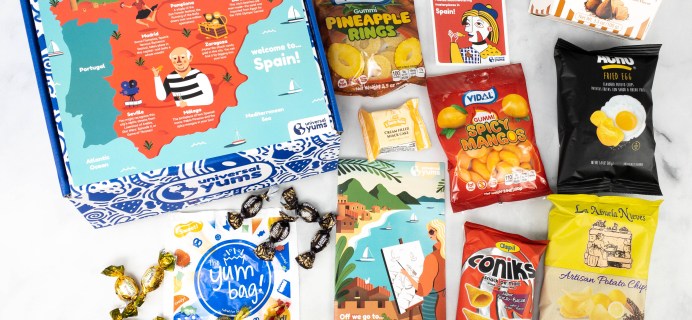 Universal Yums Subscription Box Review + Coupon – SPAIN