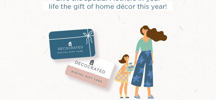 Give Mom a Gift to Personalize Your Home with Decocrated Gift Cards!