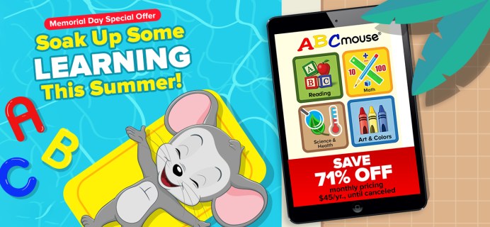 ABCmouse Memorial Day Sale: Get 1 Year of ABCmouse for $45 – 70% Off!