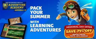 Adventure Academy Memorial Day Sale: Get 1 Year of Adventure Academy for $45 – Over 70% Off!