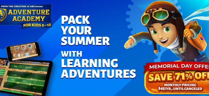 Adventure Academy Memorial Day Sale: Get 1 Year of Adventure Academy for $45 – 70% Off!