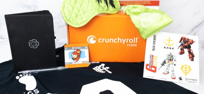 Crunchyroll Crate “NEVER GIVE UP” April 2021 Subscription Box Review