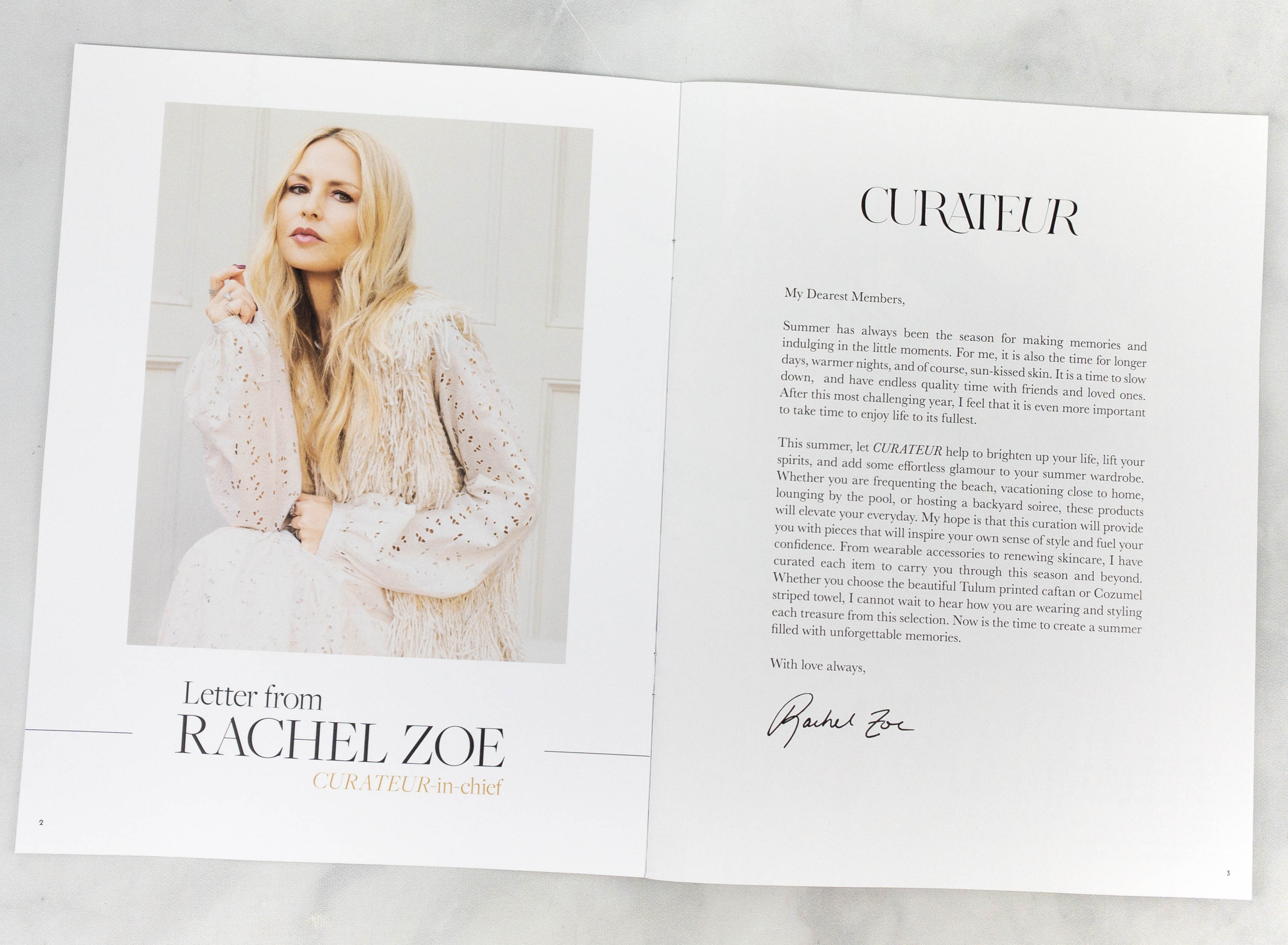 Rachel Zoe Summer Curateur Box Chic At Every Age