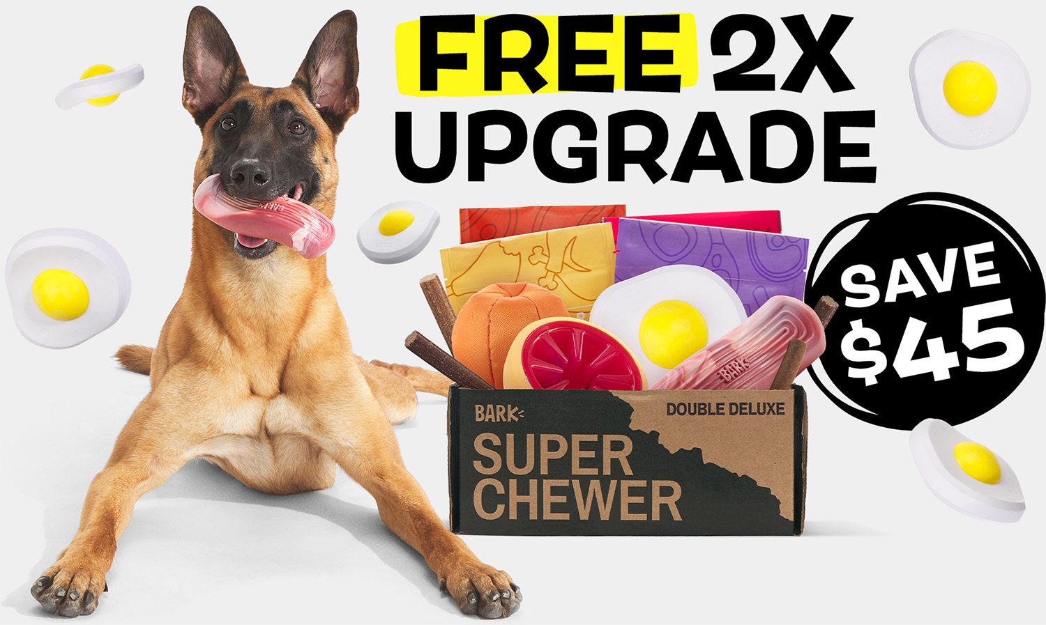 BarkBox Super Chewer Deal First Box Double Deluxe! Hello Subscription