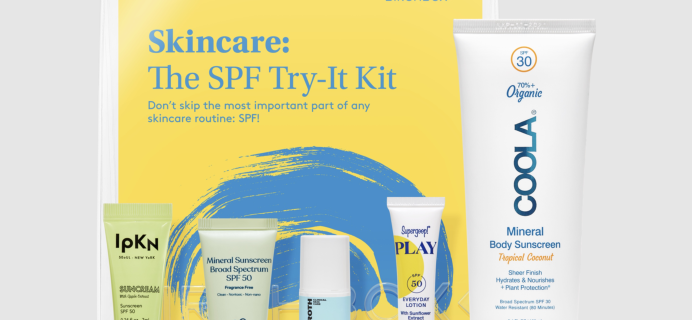 The SPF Try-It Kit – New Birchbox Kit!