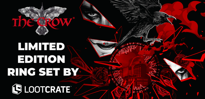 Loot Crate Limited Edition The Crow Ring Set Available Now!