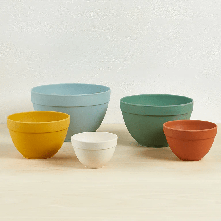 Enchante Direct COOK WITH COLOR Plastic Mixing Bowls with Lids - 12 Piece Nesting  Bowls Set includes