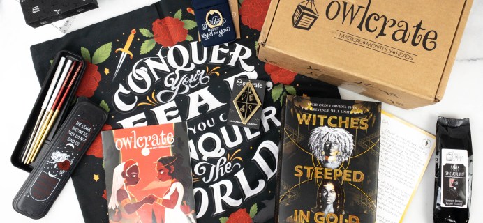 OwlCrate April 2021 Review + Coupon – RUTHLESS RIVALS!