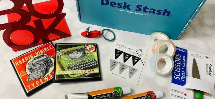 Desk Stash Spring 2021 Subscription Box Review + Coupon