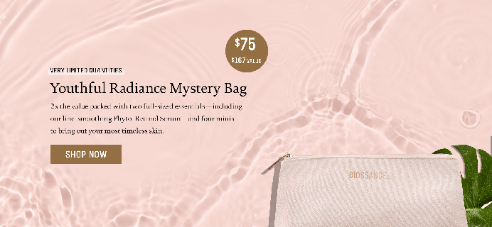 Biossance Summer 2021 Youthful Radiance Mystery Bag Available Now + Spoiler!