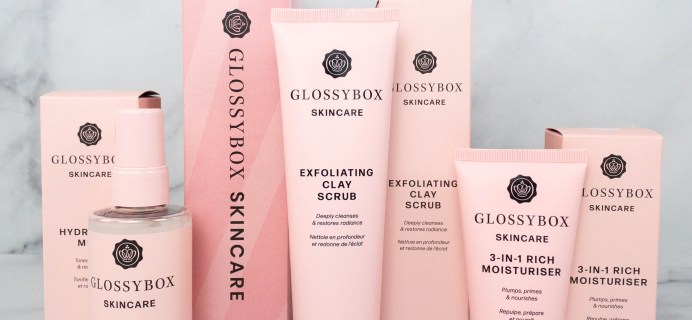 GLOSSYBOX Skincare Ready, Set, Glow Set Review + Coupon