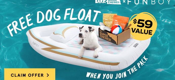 Super Chewer Deal: FREE Funboy Dog Float With First Box of Tough Toys for Dogs!