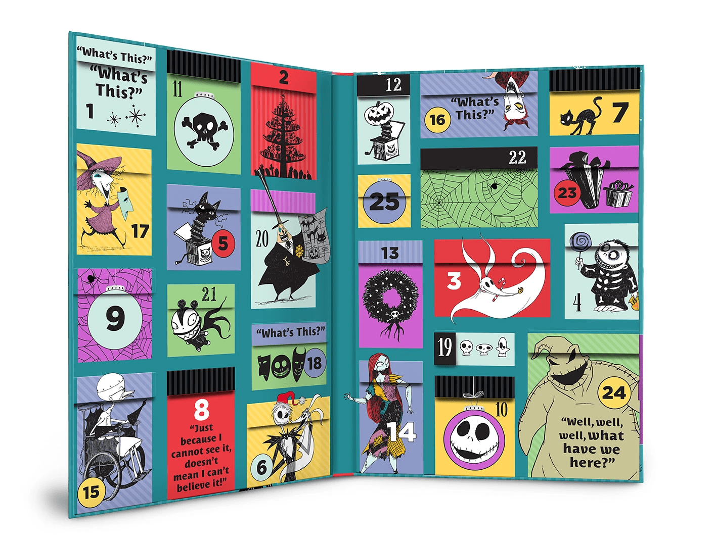 2021 Nightmare Before Christmas Advent Calendar 25 Days of Ghoulish