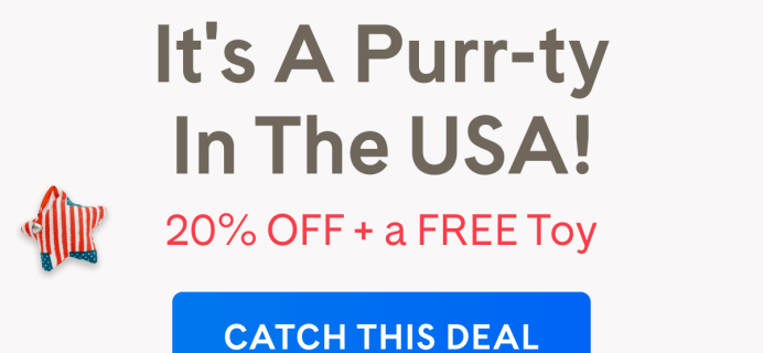 PrettyLitter Fourth Of July Sale: Get 20% Off + FREE Toy!