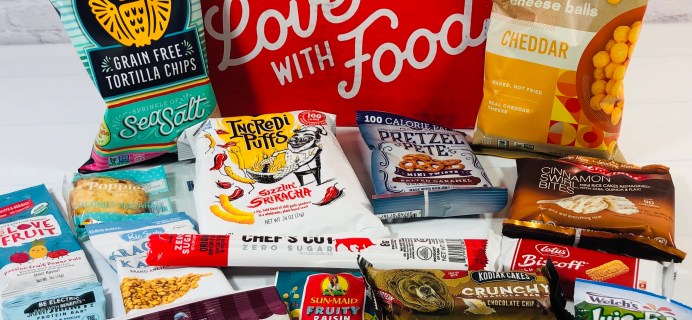 Love With Food June 2021 Deluxe Box Review + Coupon