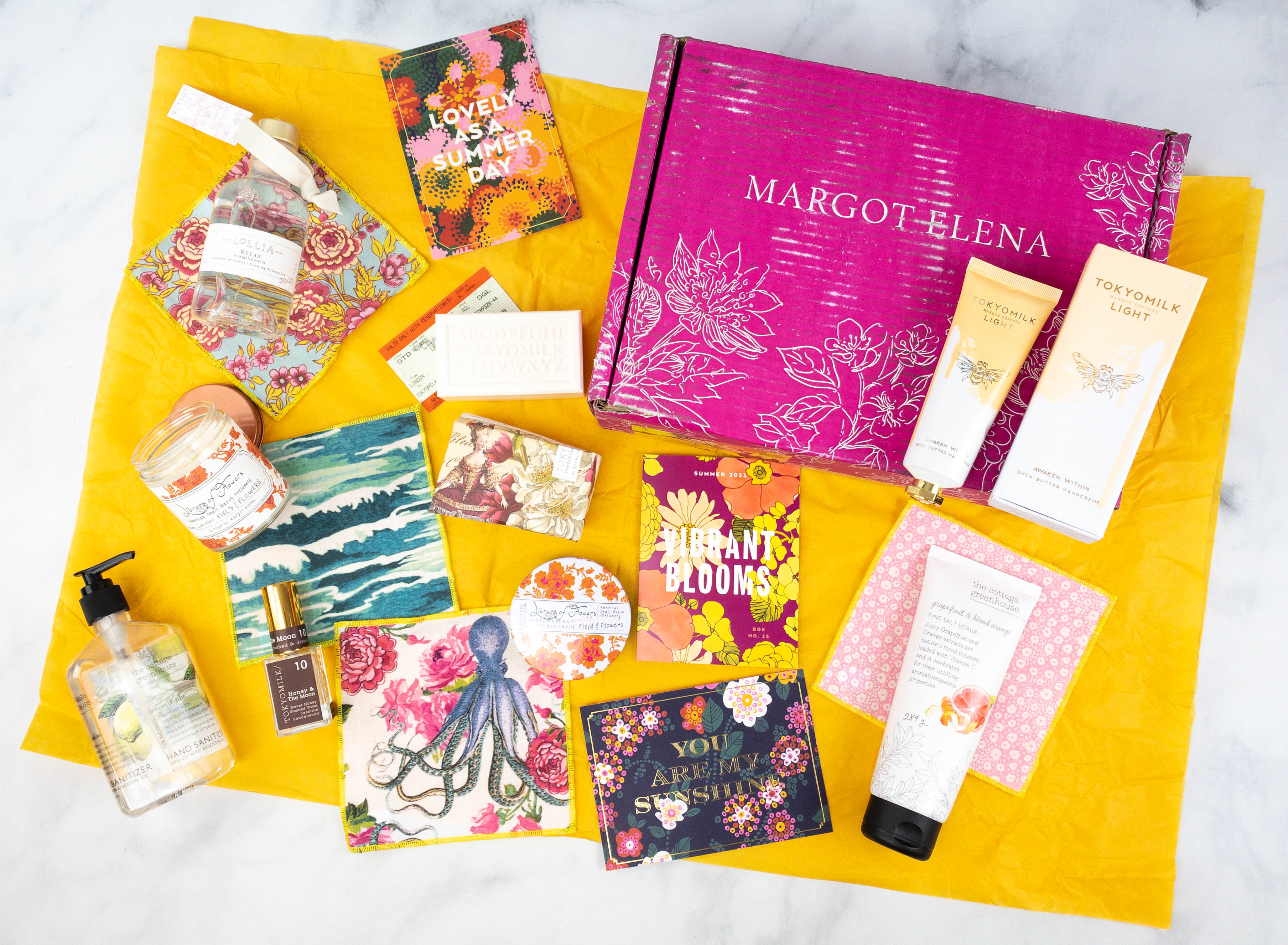 Margot Elena Summer 2021 Discovery Box Review Hello Subscription