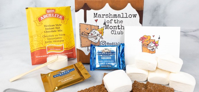 Marshmallow of the Month Club by Edible Opus May 2021 Subscription Box Review