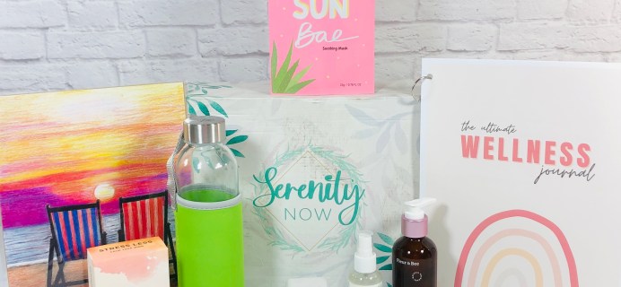Serenity Now Summer 2021 Subscription Box Review
