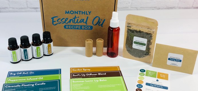 Simply Earth June 2021 Essential Oil Subscription Box Review + Coupon