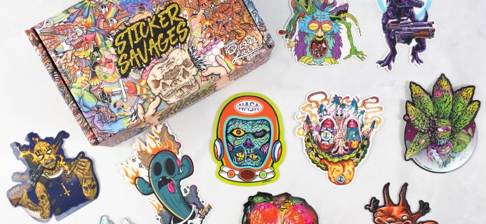 Sticker Savages June 2021 Subscription Box Review + Coupon