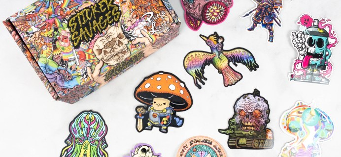 Sticker Savages May 2021 Subscription Box Review + Coupon