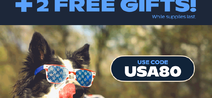 Tailored Pet Nutrition Fourth of July Sale: Get 80% Off + 2 FREE Gifts!
